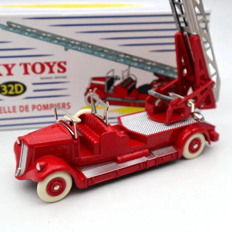 Atlas Dinky toys 32D Авто echell DE Pompiers пожарная машина литая под давлением коллекция моделей