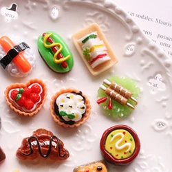 Mini nourriture ornementale pour maison de poupée, 10 pièces, accessoires pour maison de poupée, échelle Miniature artisanale 