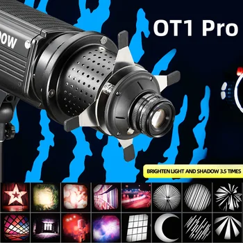 

OT1 PRO 6 Kit Focalize Conical Snoots Photo Optical Condenser Art Special Effects Shaped Beam Light Cylinder for Godox FLASH