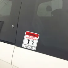 2 sztuk/zestaw naklejki na samochód ostrzegawcze litery jak zrobić moją pracę wodoodporne naklejki typu dla motocrclye, rower, naklejki samochodowe Car Styling