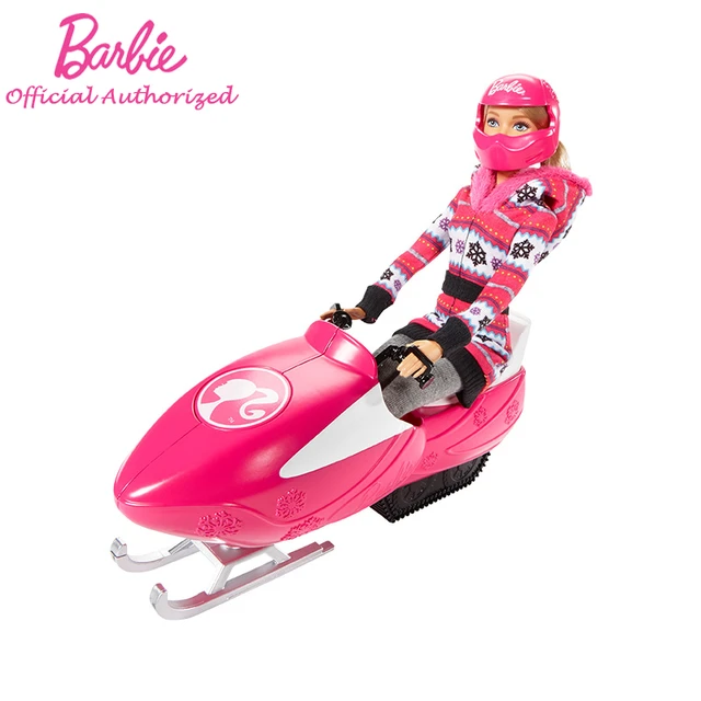 katastrofale bevæge sig Anstændig Barbie 2020 New Doll Skiing Girl Snowmobile Sled Funny Accessories 3  Sisters Playset Gift Box Kid Toys For Birthday Fdr73 - Dolls - AliExpress