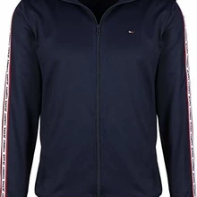 Tommy Jeans Uomo Traccia Giacca Regolare, Blu