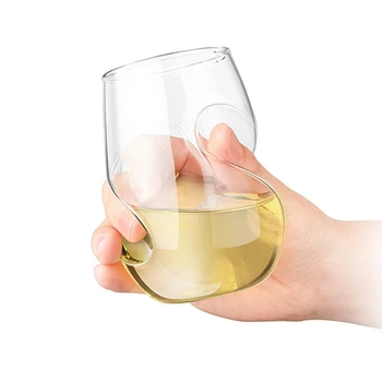 

New Creative Thumb Model Special Egg Shape Red Wine Glass Irregular Crooked FINAL Whiskey Glasses Beer Mojito Cup Whisky Tumbler