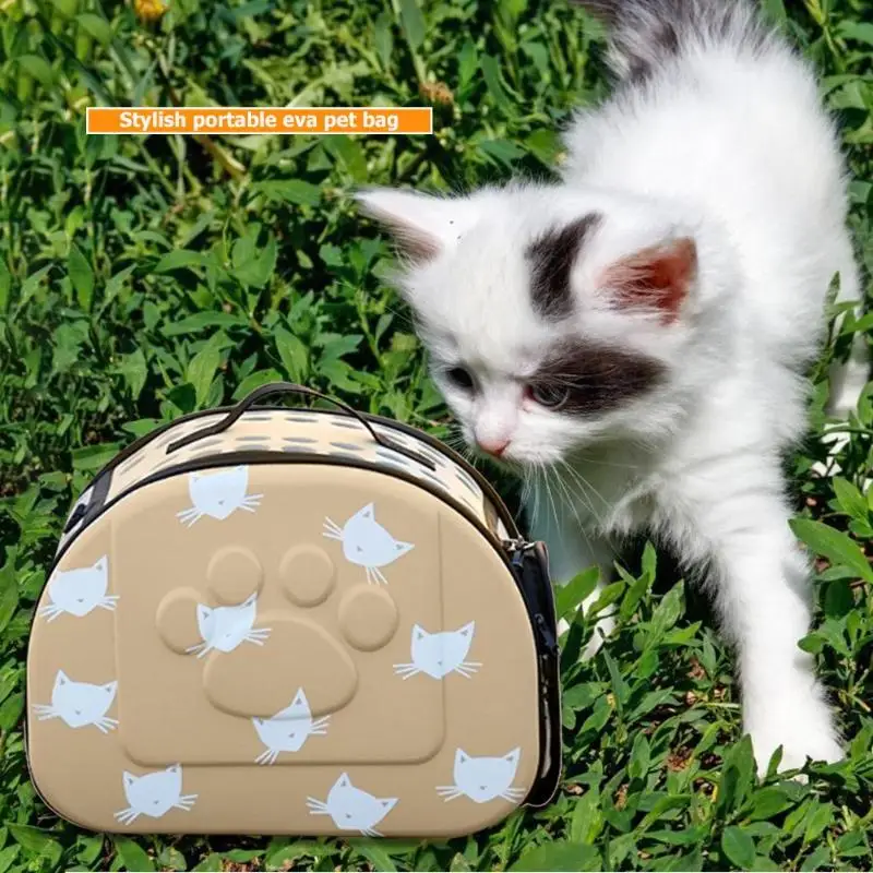 Переносная сумка для собак, переносная сумка для кошек, дышащая простая и элегантная складная сумка для переноски щенка, для использования на открытом воздухе, специальное назначение