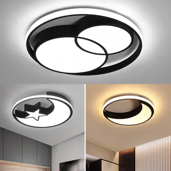 

LED bedroom lamp Nordic simple round creative personalized dining room lamp 2019 ceiling lamp