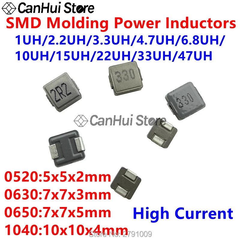 10 Stück SMD Induktoren 22uH 4A 7x7x3mm – Leistungsdrossel 0630 220 Für Elektronik