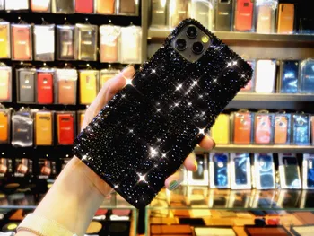

Customized Case Cover Luxury Handmade Bling Full Rhinestone Diamond Crystal Cases For Samsung Galaxy Note 10/9/8/S10/S9/S8 Plus