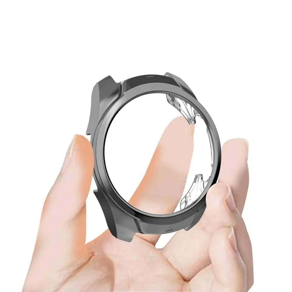 Бампер для смарт-часов Ticwatch Pro, мягкий чехол из ТПУ с покрытием, тонкий чехол для Tic Watch Pro, силиконовая защитная рамка, аксессуары