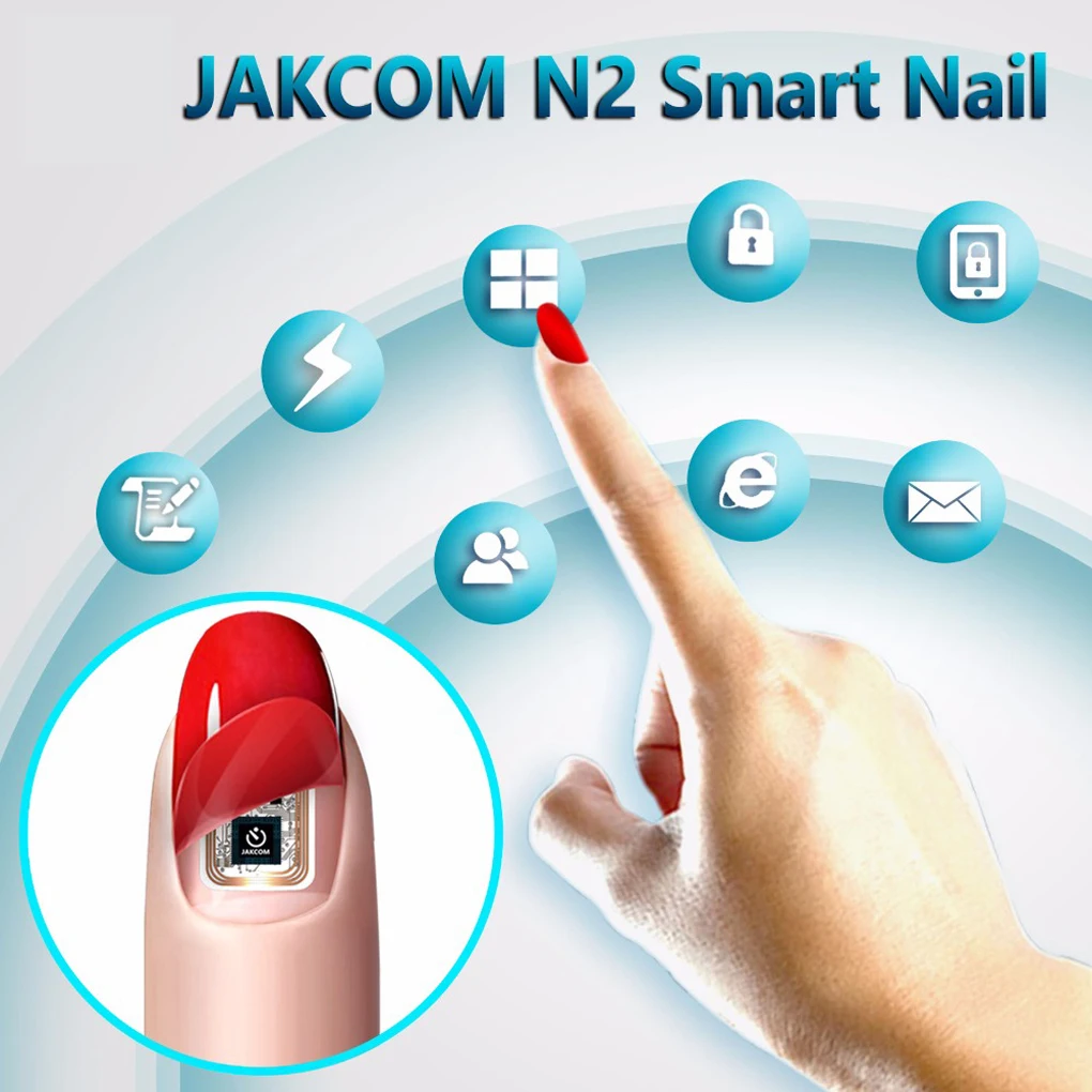 

JAKCOM N2M Smart Nail New Multifunction Product of Intelligent Accessories No Charge Required New NFC Smart Wearable Gadget