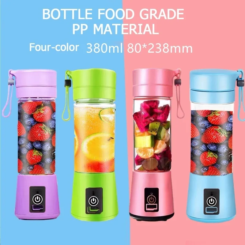 Portable Mini- Household Juicer Motor-driven Juicing Cup More Function Liquidizer Small-sized Charge Juice Cup