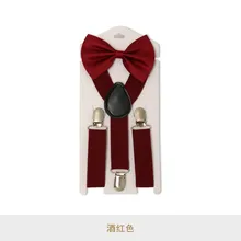 Комплект детской одежды в Корейском стиле с галстуком-бабочкой; подтяжки для мальчиков; подтяжки для маленьких девочек; si jia; подтяжки; Висячие штаны