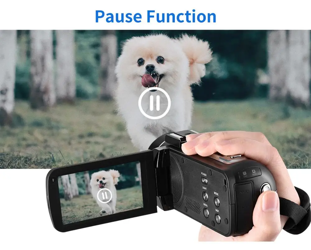 US $80.62 KOMERY Video Camcorder WiFi Webcam For Youbute 16X Digital Zoom Camera 30 Inch Touch Screen Night Vision Video Digital Handycam