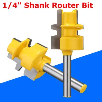 

2-5/8'' Glue Joint Router Bit Medium Reversible 1/4'' Shank For Woodworking Tool