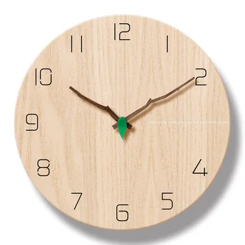 

Modern Minimalist Nordic Clock Living Room Home Decoration Accessories Fashion Atmosphere Mute Quartz Wall Clocks 12 Inch