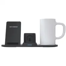 Беспроводное быстрое зарядное устройство с чашкой, многофункциональное зарядное устройство для телефона, керамическая чашка, подарок для обычных моделей