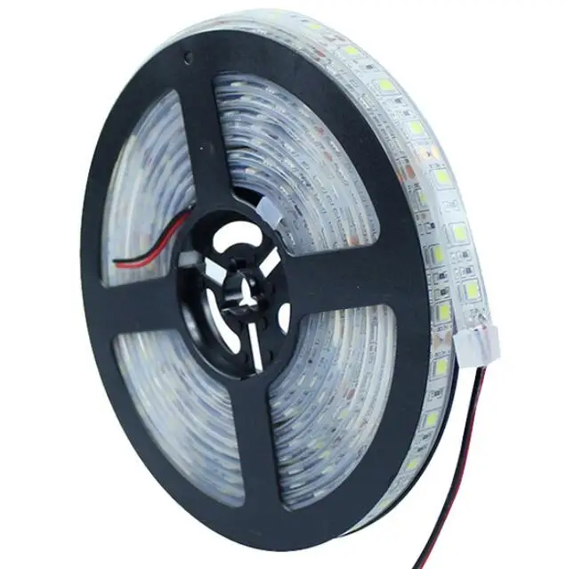 Водонепроницаемая IP68 SMD 5050 Светодиодная лента RGB Гибкая световая полоса DC12V 60
