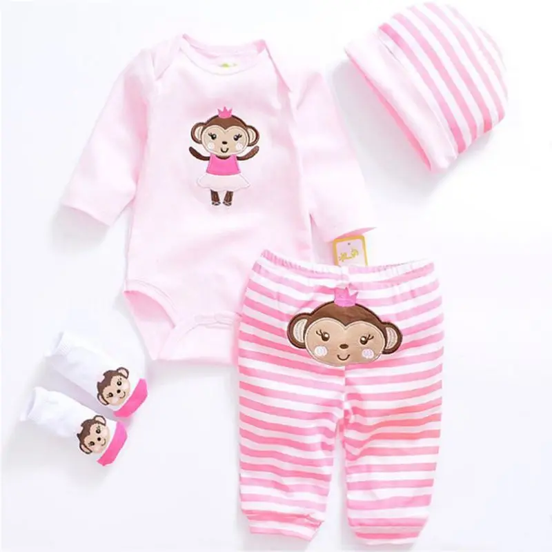 Reborn Baby Doll Одежда для смены одежды для NPK Reborn Baby Doll 22 дюймов Реалистичная кукла для новорожденных 72XC - Цвет: 7HH901494-12