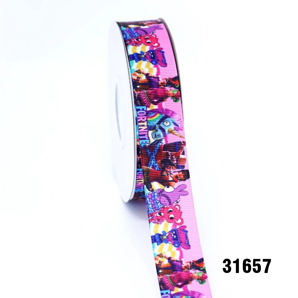 31657 50 ярдов мультфильм напечатанный grosgrain ленты 31498 - Цвет: 31657