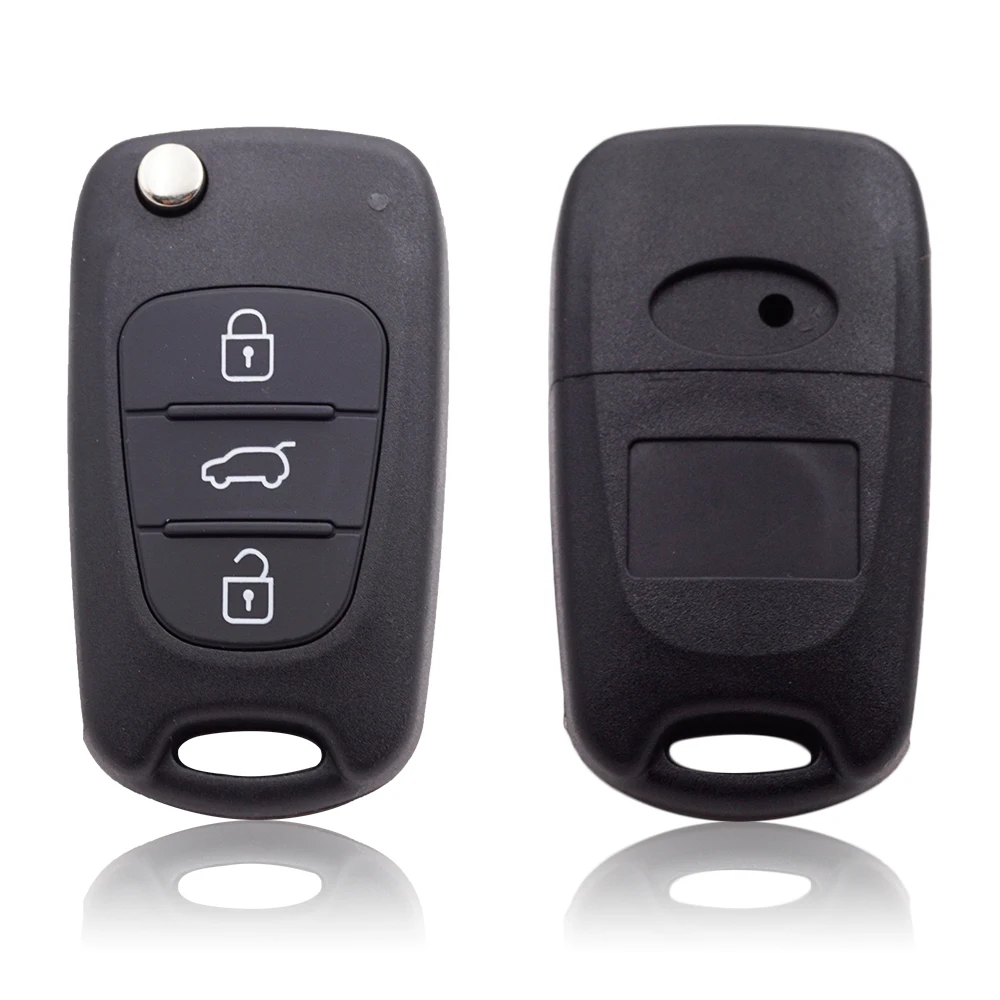 

Xinyuexin New Remote Key Shell for Hyundai I20 I30 IX35 I35 Accent Kia Picanto Sportage K5 3 Button Flip Folding Remote Key Case
