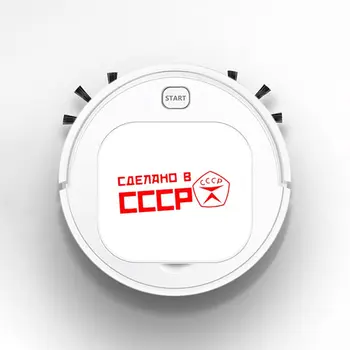 

Smart Robot Vacuum Cleaner Rechargeable USB Auto Sweeping Mop Clean Robot Sweeping Cleaner Made in USSR in Russian