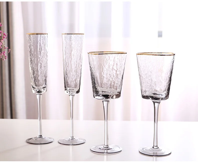 Европейский хрустальный бокал для вина прозрачный розовый серый Кубок для шампанского домашний бокал для питья бар отель свадебные чашки