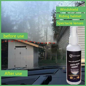 

Car Glass Nano Hydrophobic Coating Spray Anti-fog Anti-rain Agent For Windshield Glass Windows Riding Helmet Keep Sight Clear