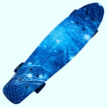 

Skateboard Cruiser Board Board Retro Longboard Skate Ie Galaxy Complete Boy Girl Led Light