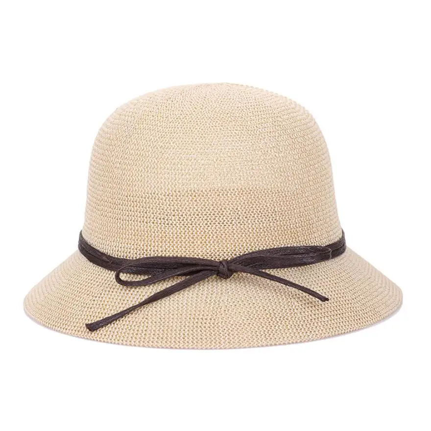 

New Design Bow Knot Sun Hat In Summer Fisherman Korean Girl Bucket with Elegant Quality