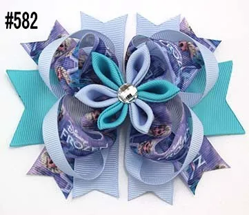 300 шт., новинка, романтические банты для волос, многослойные банты kanzashi, аксессуары для волос для девочек