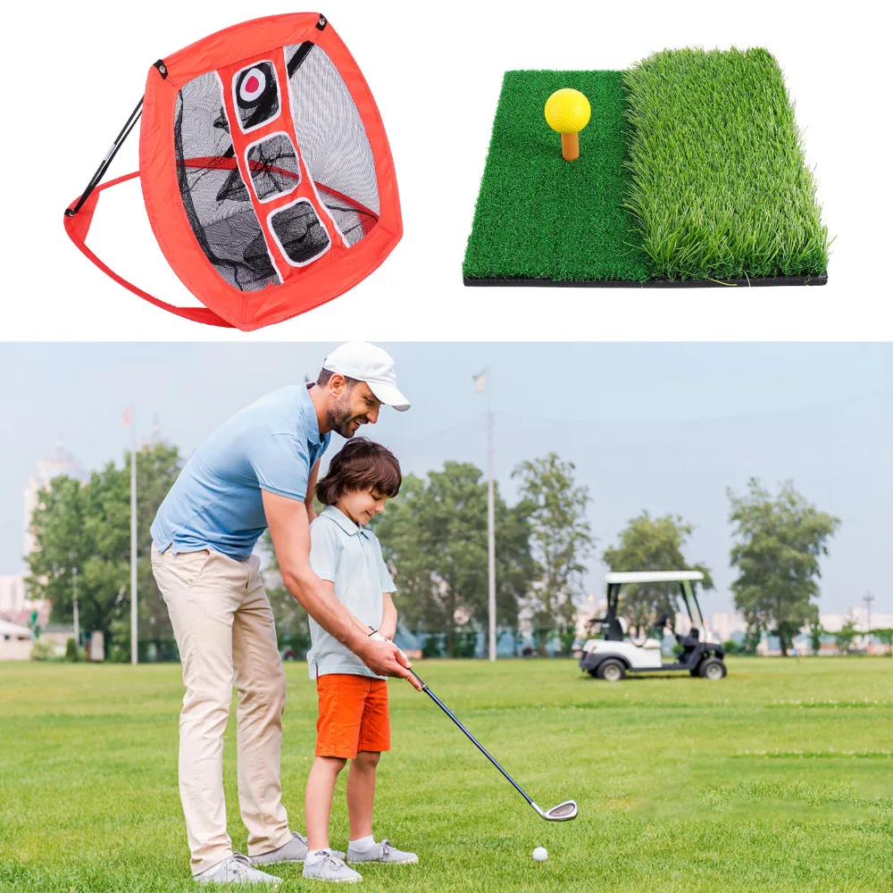 

1 Set of Nylon Golf Training Nets Indoor Outdoor Practice Ball Net Set