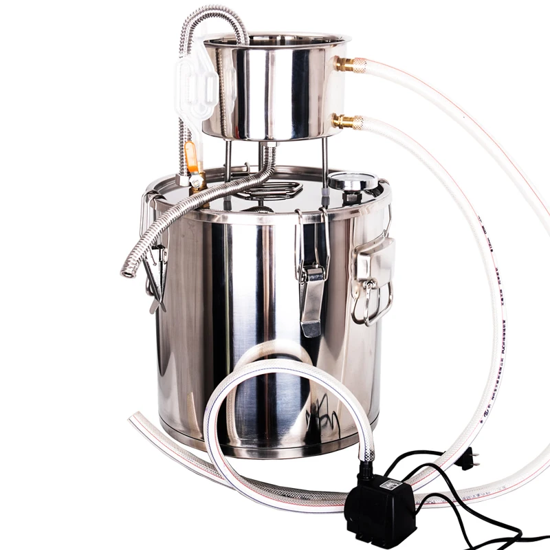 304 Stainless Steel Household 12L Wine Brewing Machine Fermentation Steamed Wine Hydrosol Pure Brew Pot