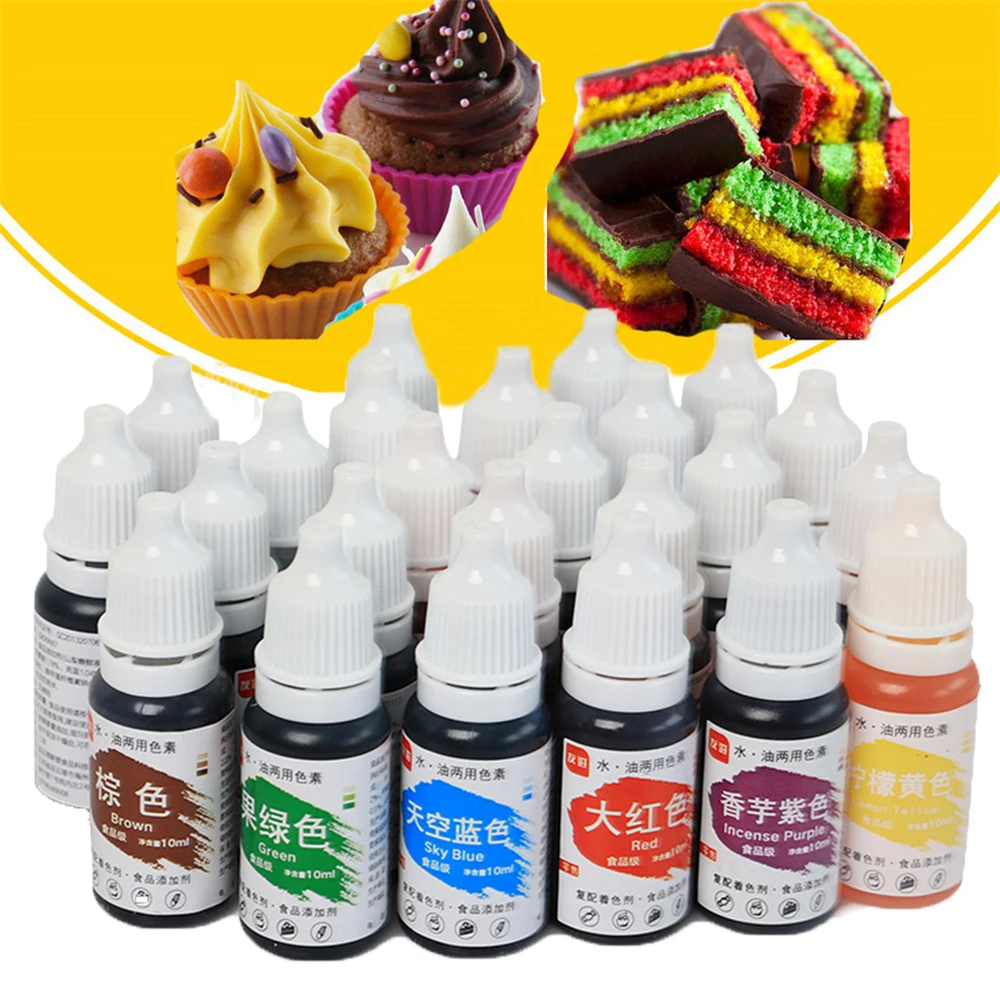 Generic 24 Colors 10ml Edible Pigment Cream Food Coloring Cake 21 Best Price Online Jumia Kenya