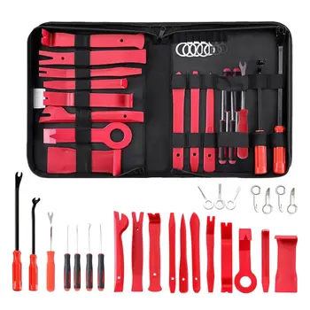 

A25PCS/set Car Door Interior Trim Removal Pry Tool Kits Dash Panel Audio Removal Tool Car Repair Combination Suit