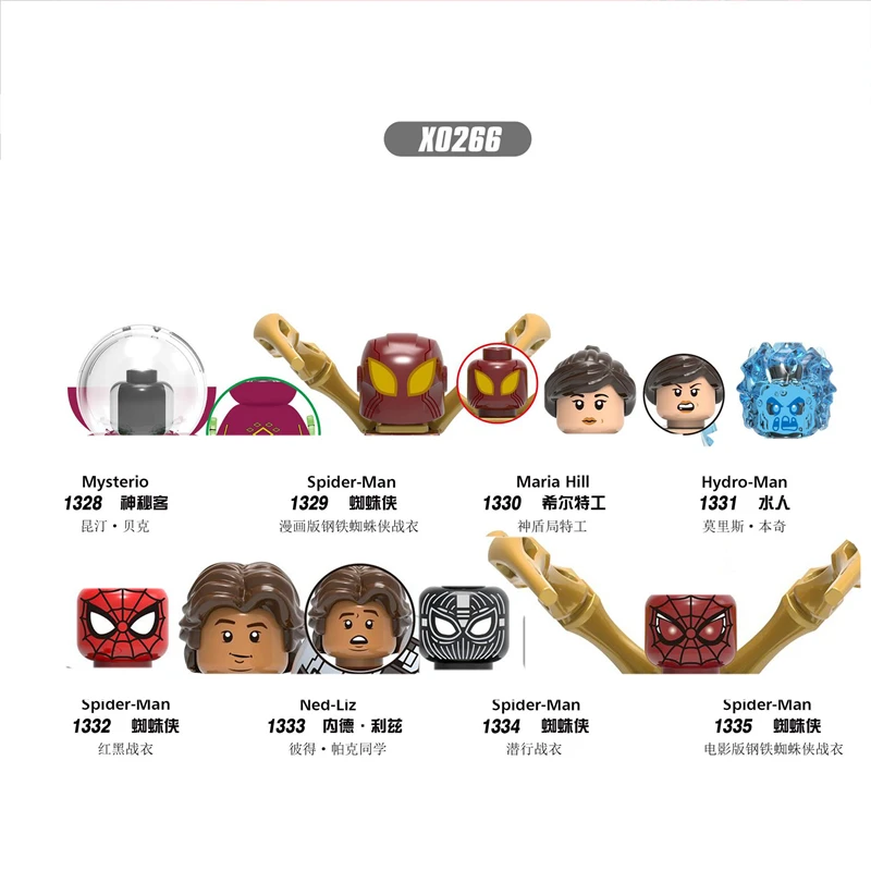 Single Superheroes Mysterios Spidermans Maria Hills Hydromans Mini Figure Bricks Toy S Building Blocks Assembled Educational Toy Blocks Aliexpress Single Superheroes Mysterios Spidermans Maria Hills Hydromans Mini Figure Bricks Toy S Building Blocks Assembled Educational Toy Blocks Aliexpress