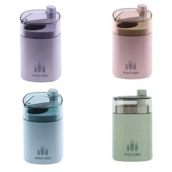 

Automatic Toothpick Holder Container Wheat Straw Household Table Toothpick Storage Box Toothpick Dispenser