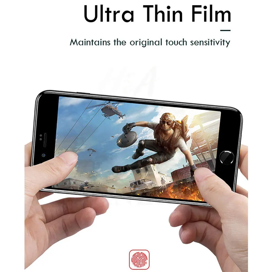 5D полное клеевое покрытие пленка Премиум Закаленное стекло для Motorola Moto G7 G8 Plus Z3 Play