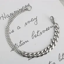 Модные Асимметричные полые тонкие цепи Асимметричные простые студенческие хип-хоп мужчины и женщины с браслетом горячая распродажа