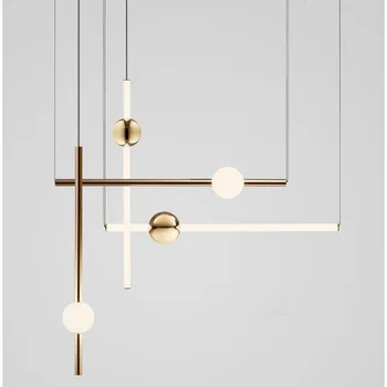 

Nordic Modern Pendant Lights Loft Led Glass Ball Hanging Lamp Dining Room Industrial Decor Kitchen Fixtures Suspension Luminaire