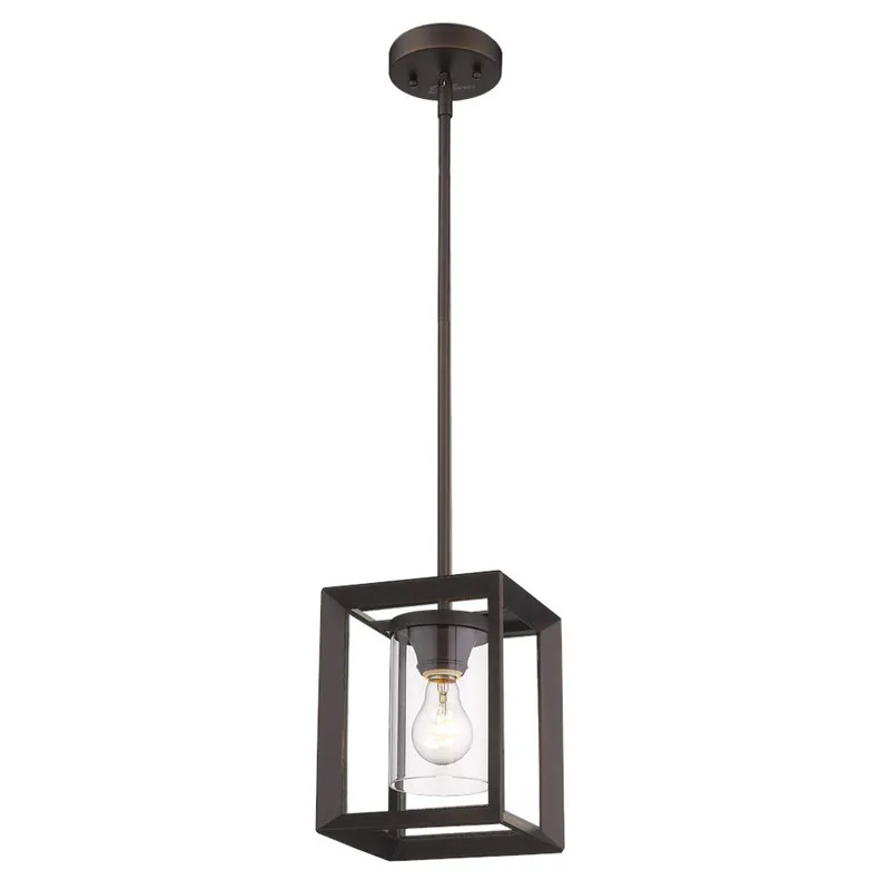 Pendant Light LED Industrial Wind Glass Hanging Lamp American Retro Iron Lighting Fixture For Kitchen Bar Restaurant Lights E27 | Лампы и