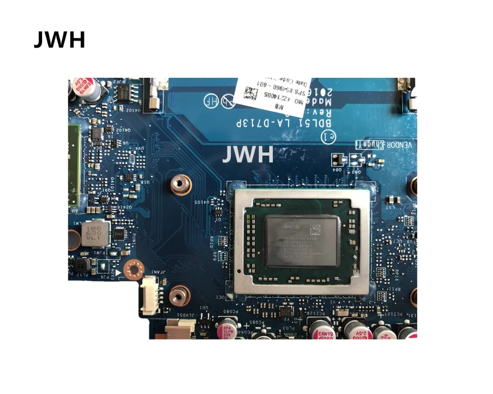 Для hp Тетрадь 15-ba материнская плата R7M1-70 2 Гб A10-9600P LA-D713P 854960-001 854960-501 854960-601 тестирование работы