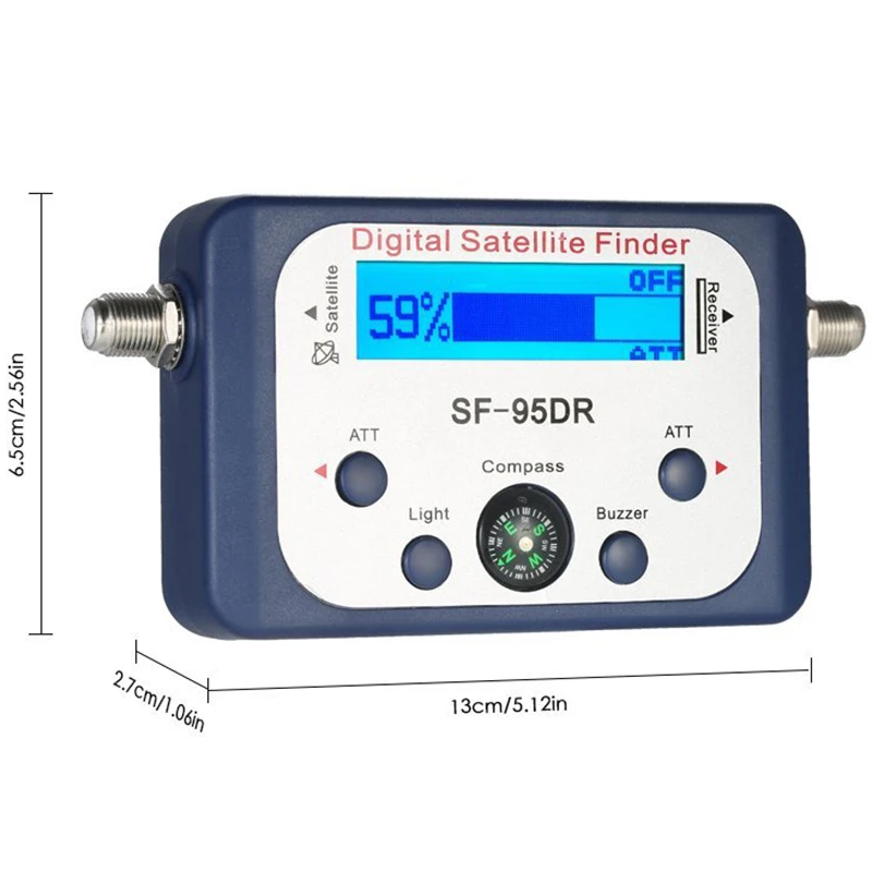 Цифровой спутниковый Finder SF 95DR метр ТВ сигнал SF95DR для DirecTV Sat декодер Satlink