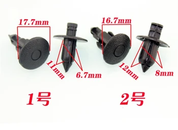 

TITIFXAN 40pcs Engine cover trim guide fixed mandrel expansion clips snap apply BYD S6F6G6F3L3G3