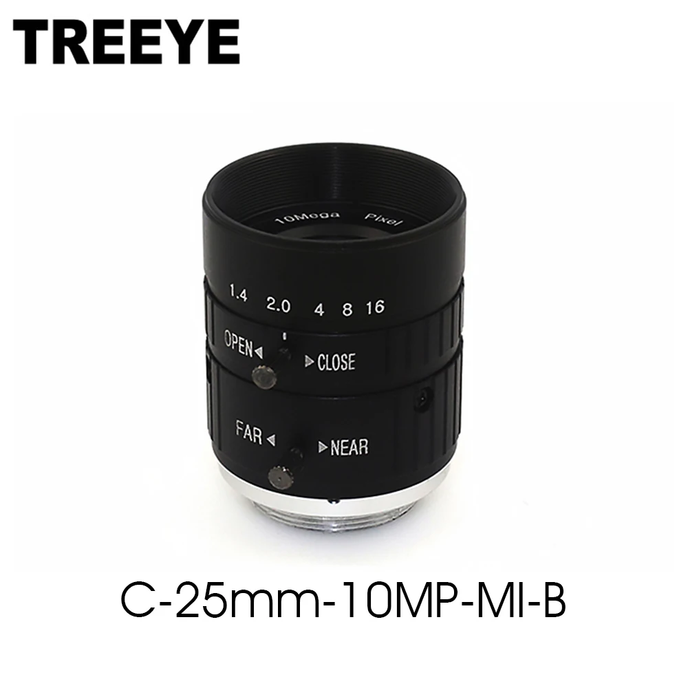 

HD 10MP CCTV Lens 25mm 10Megalpixel C Mount Manual Iris Focus F1.4 Aperture 1" Security IP Camera Industrial Lens