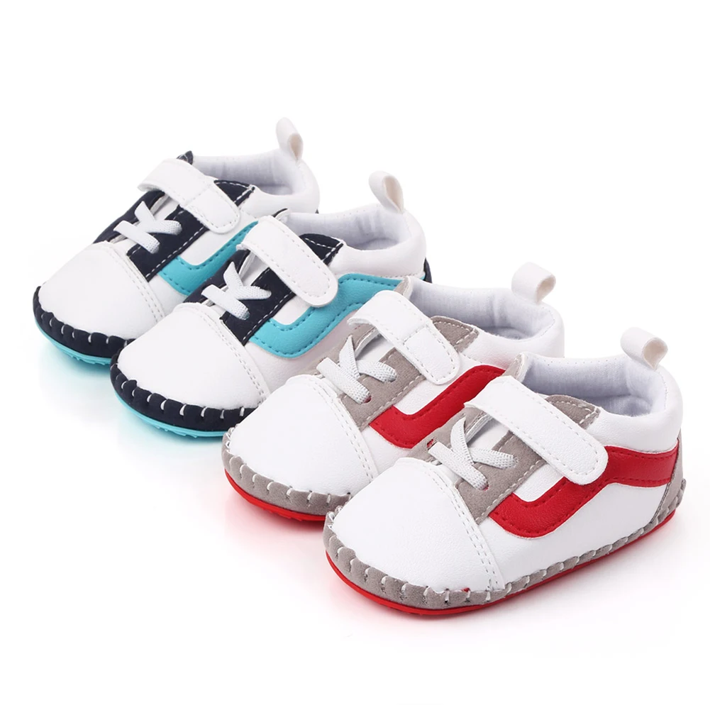 Baby Girl Breathable Patchwork Design Anti-Slip Casual Sneakers Toddler Soft Soled Walking Shoes