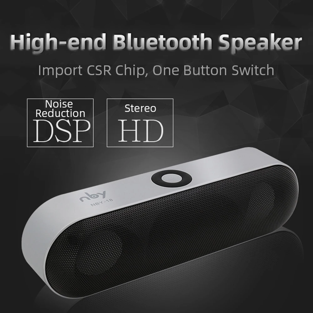 Модный высококачественный наружный беспроводной bluetooth-динамик, роскошный объемный звук 360 градусов, портативный громкий динамик, бас, анти-осенний бар