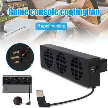 

Cooling Fan Game Console Dock Cooler with 3-Fan USB Cooling Fan for Nintendos Switch NS Stand AS99