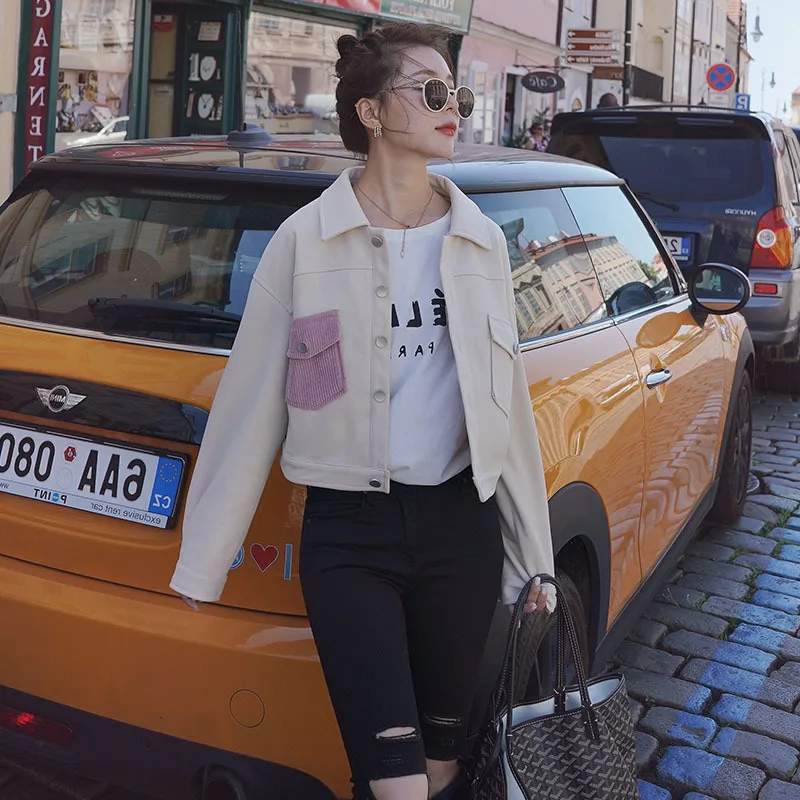 

Photo Shoot Woolen Jacket Women's Short 2020 Spring And Autumn New Style Korean-style Graceful Versatile Popular Woolen Overcoat