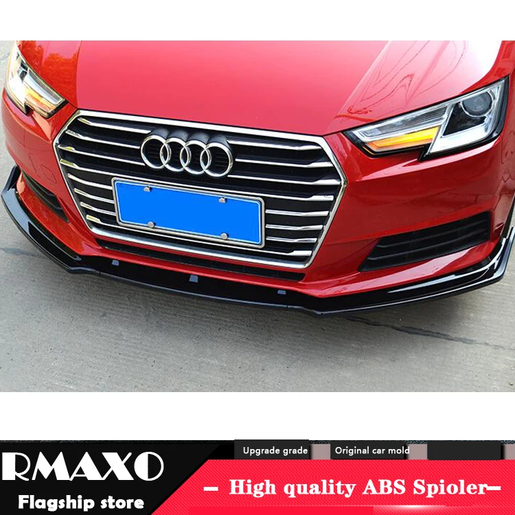 Защитный диффузор для заднего бампера Audi A4 ABS 2016-2018 комплект корпуса бампер