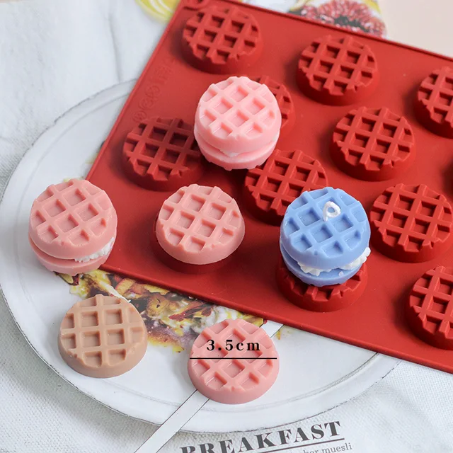 Cookie Silicone Mold Cake Decoration DIY Donut Circle Resin Mould Chocolate Biscuit Cake Decorating Tools Pastry Candle Molds 021