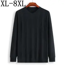 Размер 6XL 7XL 8XL новые осенние зимние кашемировые свитера мужские высококачественные свитера с v-образным вырезом мужские Рождественские свитера сохраняющие тепло Pull Homme